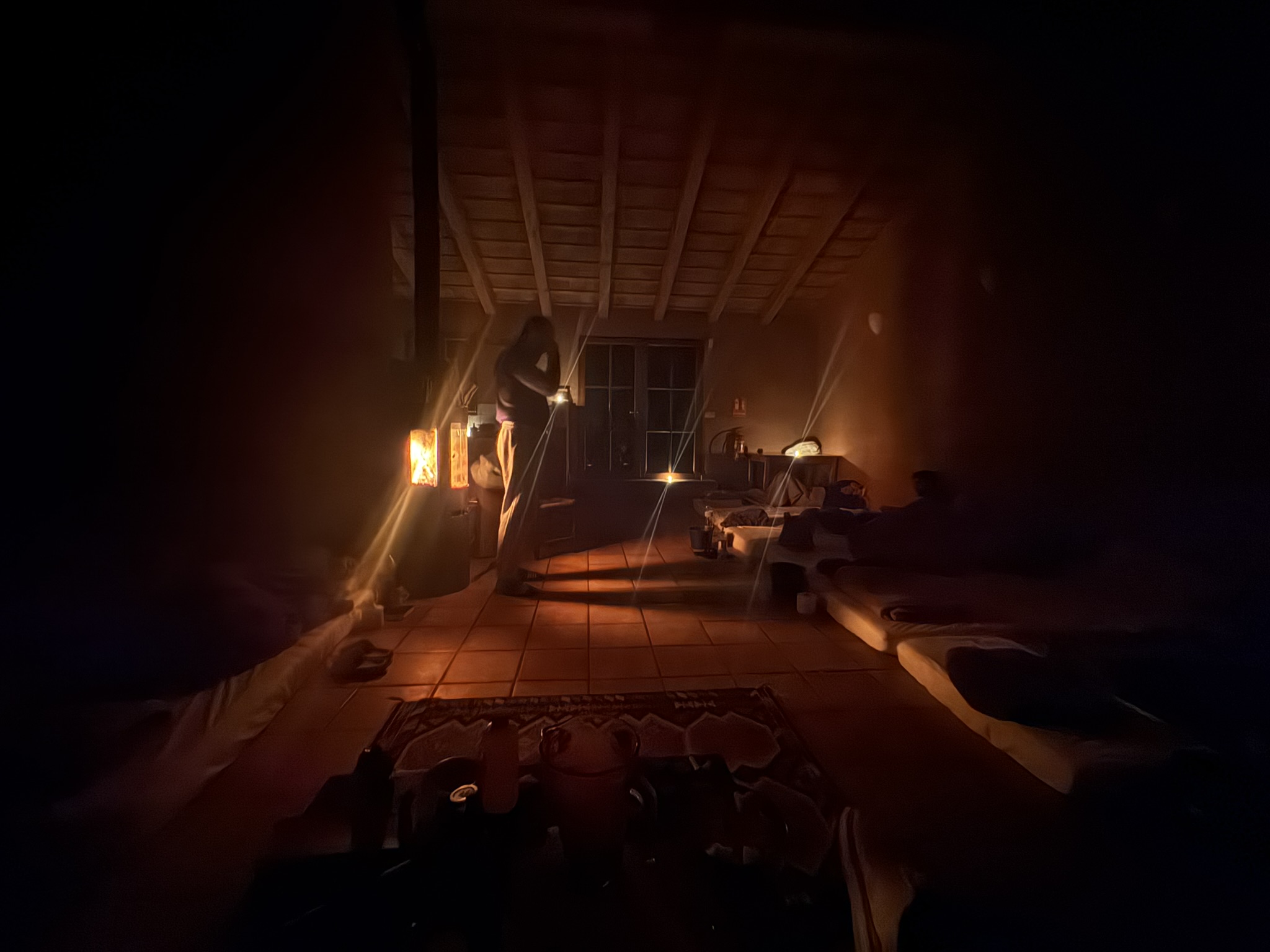 The ceremony room of a Mahanse retreat